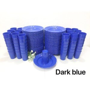 SET KENDURI PELANGI 200PCS - DARK BLUE