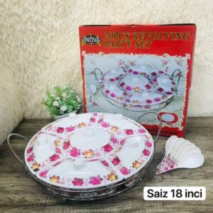 MELAMINE PARTY SET 18" (ADA SENDUK)