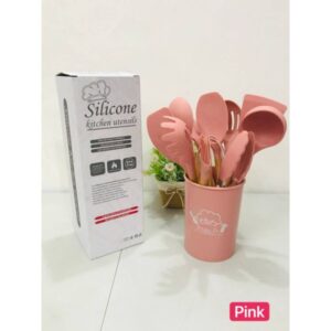 SILICONE KITCHEN SET - PINK