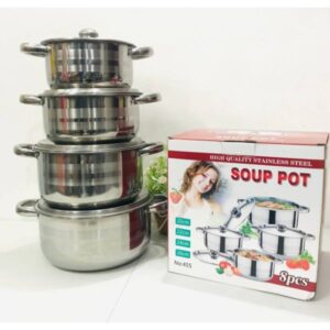 4PCS SOUP POT