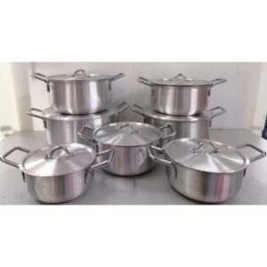 7PCS ALUMINIUM COOKWARE SET