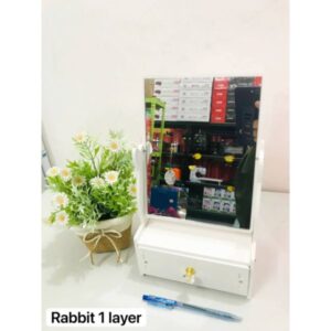 MAKE UP ORGANIZER - 1 LAYER PUTIH