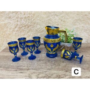 ROMANTIC GLASSWARE - BIRU (C)