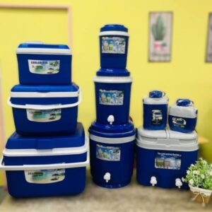 COOLER BOX 9PCS - DARK BLUE