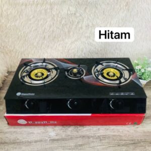 GAS KACA HAPPY HOME - HITAM