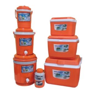 COOLER BOX 7PCS - ORANGE