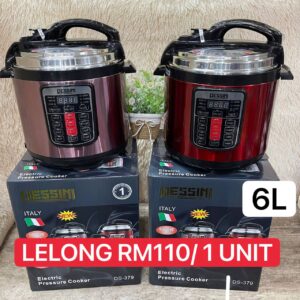 ITEM LELONG - DESSINI PRESSURE COOKER 6L