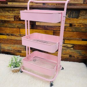 TROLI BESI 3 TINGKAT - PINK