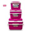 COOLER BOX 3PCS - PINK