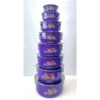 INDIAN POT 8PCS WITH HANDLE - DARK PURPLE