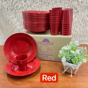 SET KENDURI MUTIARA 60PCS - RED
