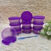 10PCS SMALL CONTAINER (ROUND) - PURPLE