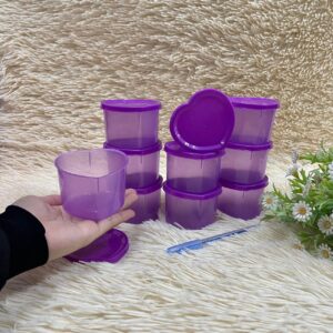 10PCS SMALL CONTAINER (LOVE) - PURPLE