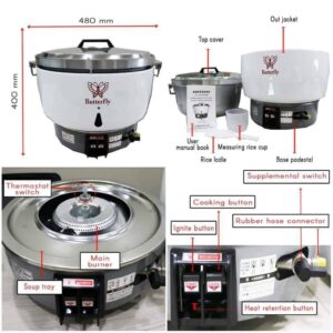 RICE COOKER 10L (GAS) PL50