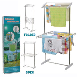 2 LAYER LAUNDRY DRYING RACK