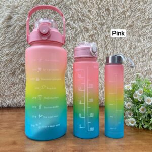 3 IN 1 WATER BOTTLE - PINK