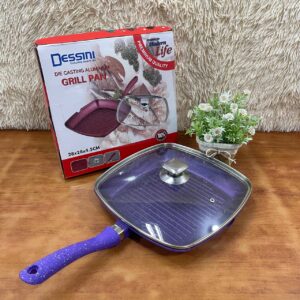DESSINI 28CM GRILL PAN - PURPLE