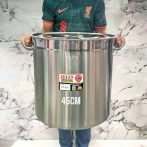 ZELEX S/STEEL STOCK POT - 45CM