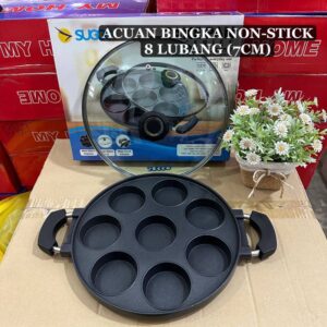ACUAN BINGKA NON-STICK 8 LUBANG