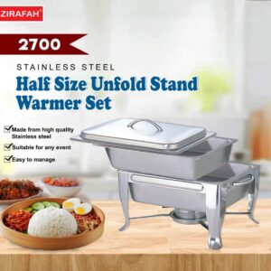 ZIRAFAH HALF SIZE FOOD WARMER SET