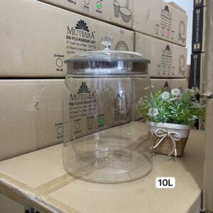 TRANSPARENT CONTAINER 10L