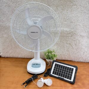 YOBOLIFE RECHARGEABLE FAN 16"