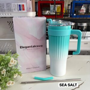 TUMBLER CUP WITH HANDLE 1.2L - SEASALT