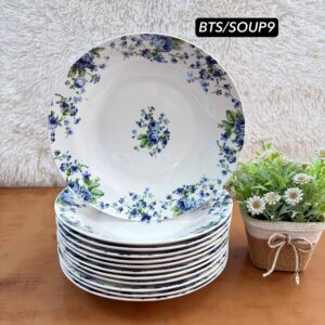12PCS GIACOMO PORCELAIN 9" SOUP PLATE - P-BTS/SOUP9